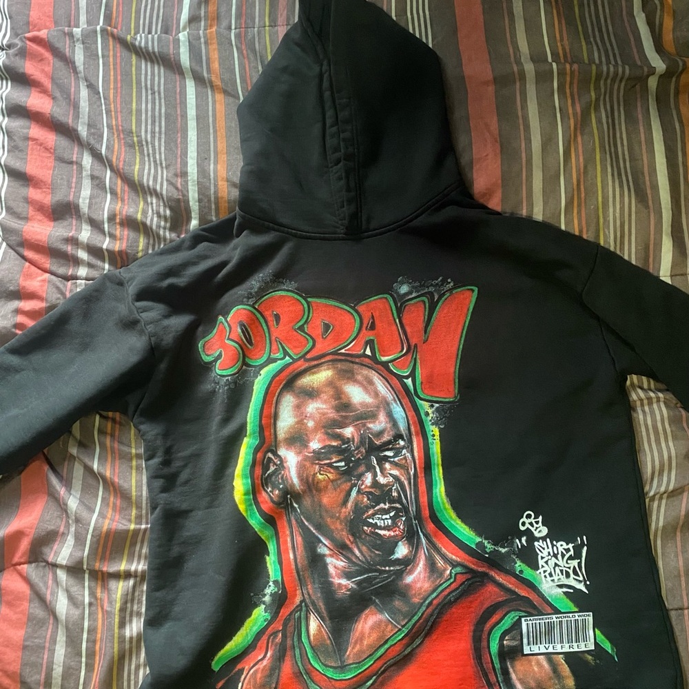 Black Jordan Graphic Hoodie